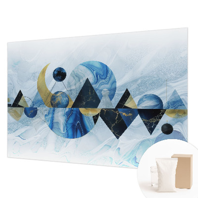 Dekorative Wand-Fototapete mit kosmischem Motiv für ein elegantes Raumambiente