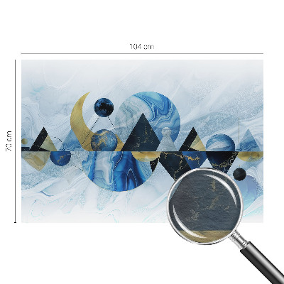 Dekorative Wand-Fototapete mit kosmischem Motiv für ein elegantes Raumambiente