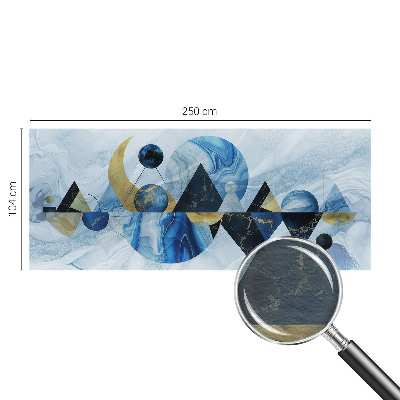 Dekorative Wand-Fototapete mit kosmischem Motiv für ein elegantes Raumambiente