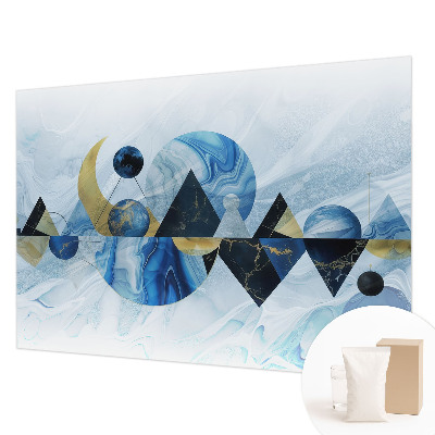 Dekorative Wand-Fototapete mit kosmischem Motiv für ein elegantes Raumambiente
