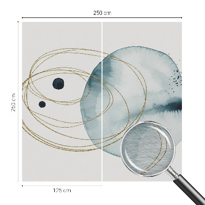 Fototapete mit abstraktem Verbindungsdesign