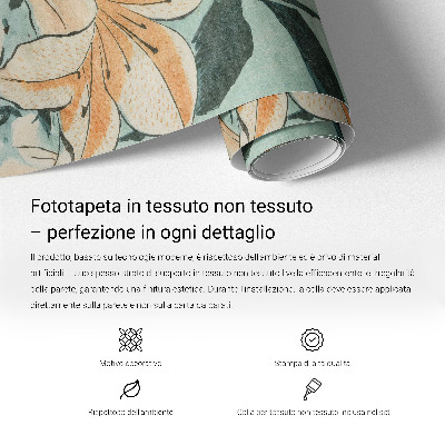 Vlies-Fototapete fürs Wohnzimmer Tropische Blätter