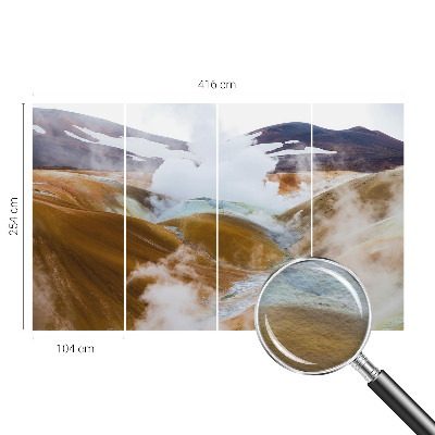 Vlies-Fototapete nach Maß mit Motiv eines Vulkanhügels
