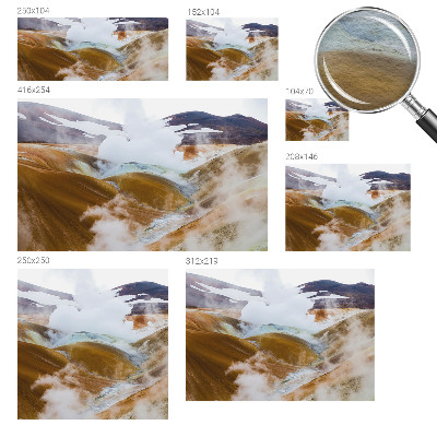 Vlies-Fototapete nach Maß Vulkanhügel