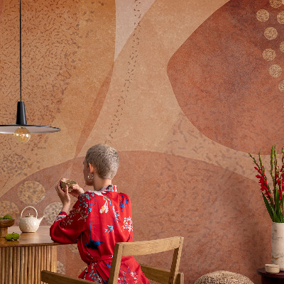 Bedruckte Vlies-Fototapete Erdige Kompositionen