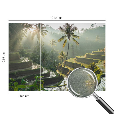 Vlies-Fototapete fürs Schlafzimmer mit Motiv 'Paradiesterrassen'