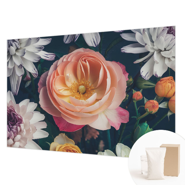 Vliestapete fürs Wohnzimmer Florale Harmonie