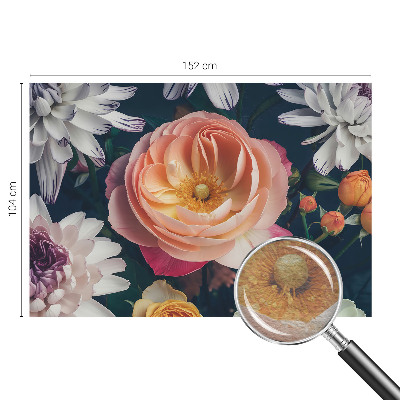 Vliestapete fürs Wohnzimmer Florale Harmonie