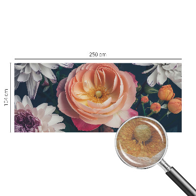 Vliestapete fürs Wohnzimmer Florale Harmonie