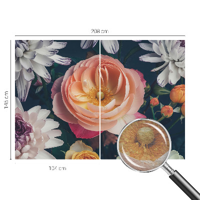 Vliestapete fürs Wohnzimmer Florale Harmonie