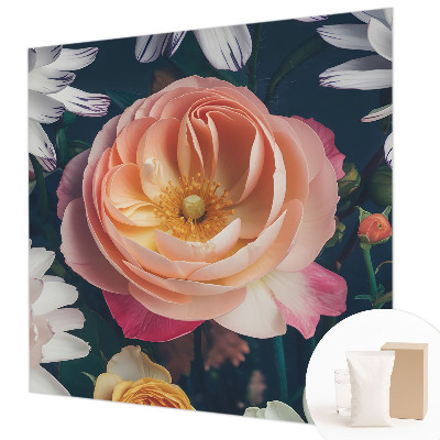 Vliestapete fürs Wohnzimmer Florale Harmonie