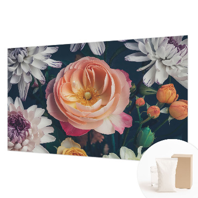 Vliestapete fürs Wohnzimmer Florale Harmonie