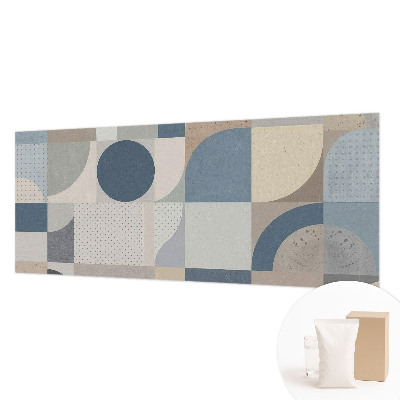 Moderne Vlies-Fototapete mit geometrischem Mosaikmotiv