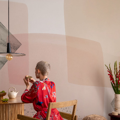 Wand-Fototapete mit zarten Figuren