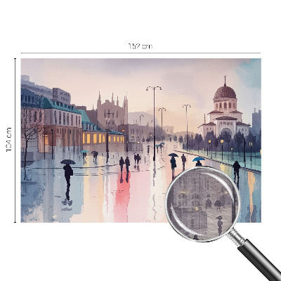 Fototapete nach Maß Ein Spaziergang im Regen