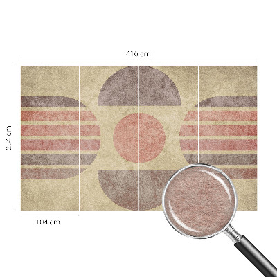 Fototapete mit geometrischen Formen