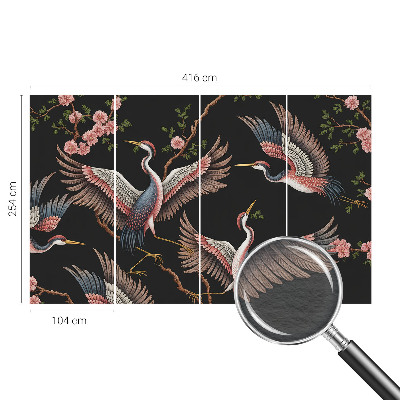 Wandtapete Blumenmuster