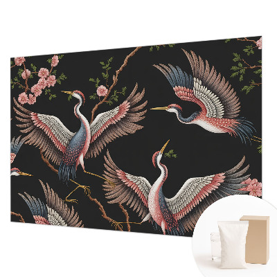 Wandtapete Blumenmuster