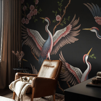 Wandtapete Blumenmuster