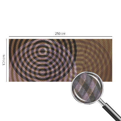 Vlies-Fototapete fürs Kinderzimmer mit hypnotisierenden Kreisen als kindgerechtes Wandmotiv