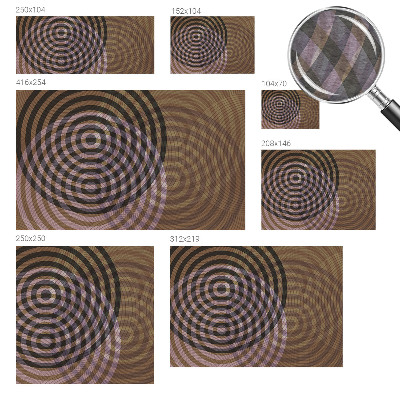 Vlies-Fototapete fürs Kinderzimmer mit hypnotisierenden Kreisen als kindgerechtes Wandmotiv