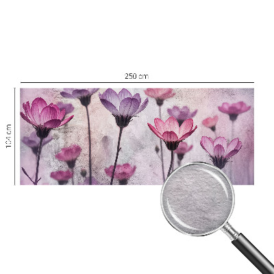 Vliestapete fürs Schlafzimmer Pastellblumen