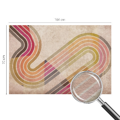 Moderne Vlies-Fototapete mit geometrischen Linien