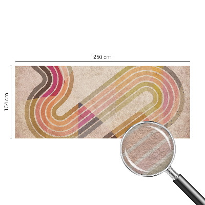 Moderne Vlies-Fototapete mit geometrischen Linien
