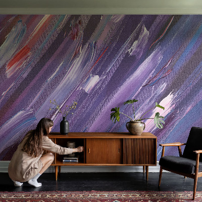 Bildtapete Bunte Pinselstriche