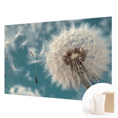 Dekorative Wand-Fototapete mit einem zarten, luftigen Motiv