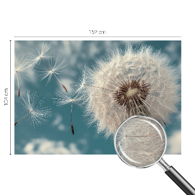 Dekorative Wand-Fototapete mit einem zarten, luftigen Motiv