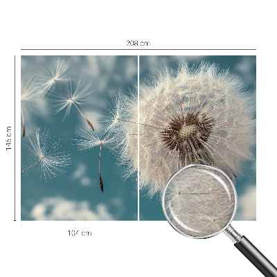 Dekorative Wand-Fototapete mit einem zarten, luftigen Motiv