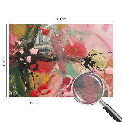 Vlies-Fototapete mit farbenfrohem Chaos-Motiv