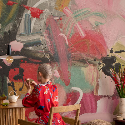 Vlies-Fototapete Farbenfrohes Chaos