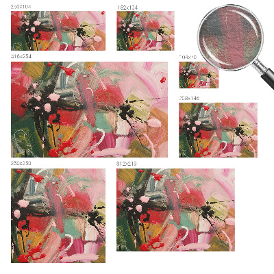 Vlies-Fototapete mit farbenfrohem Chaos-Motiv
