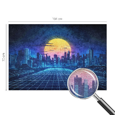 Motivtapete aus Vlies mit einer futuristischen Landschaft als Motiv