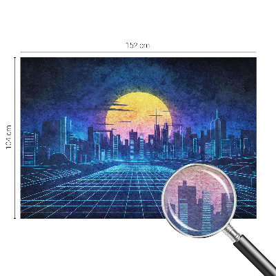 Motivtapete aus Vlies mit einer futuristischen Landschaft als Motiv