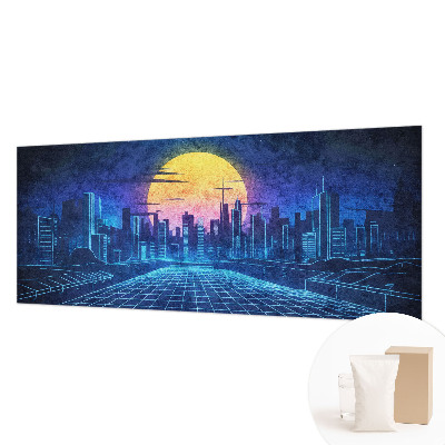 Motivtapete aus Vlies mit einer futuristischen Landschaft als Motiv