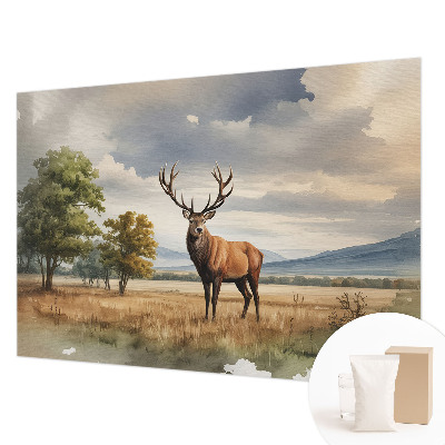 Vlies-Fototapete nach Maß Majestätischer Hirsch