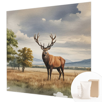 Vlies-Fototapete nach Maß Majestätischer Hirsch