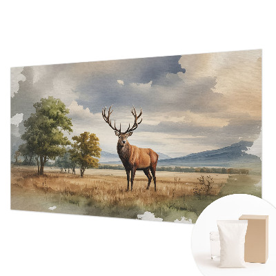 Vlies-Fototapete nach Maß Majestätischer Hirsch