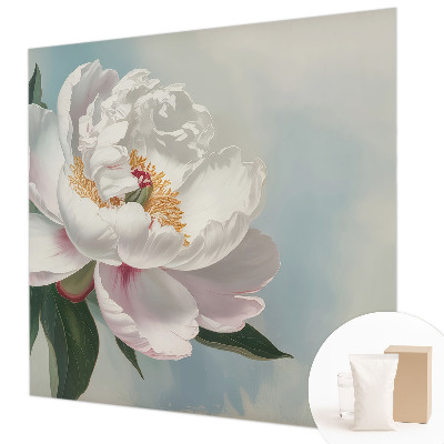 Vlies-Fototapete fürs Wohnzimmer mit Motiv einer schönen Pfingstrose