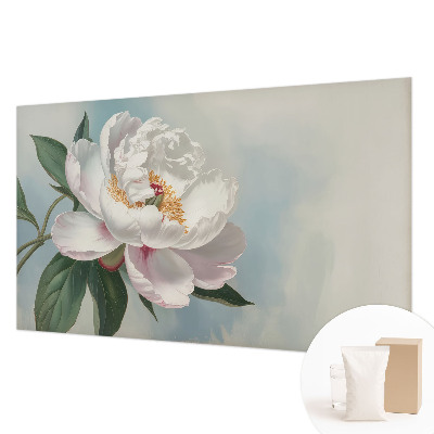 Vlies-Fototapete fürs Wohnzimmer mit Motiv einer schönen Pfingstrose