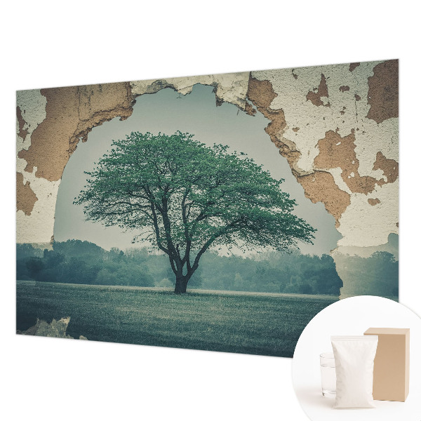 Bedruckte Vlies-Fototapete Ein einsamer Baum