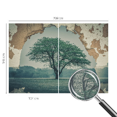 Bedruckte Vlies-Fototapete Ein einsamer Baum