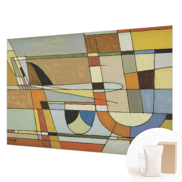 Vlies-Fototapete fürs Schlafzimmer Geometrische Harmonie