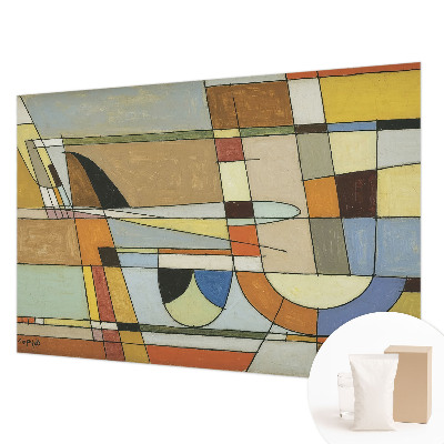 Vlies-Fototapete fürs Schlafzimmer Geometrische Harmonie