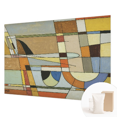 Vlies-Fototapete fürs Schlafzimmer Geometrische Harmonie