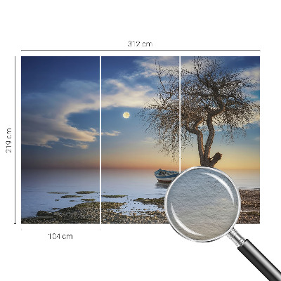 Vliestapete fürs Wohnzimmer Eine friedliche Landschaft