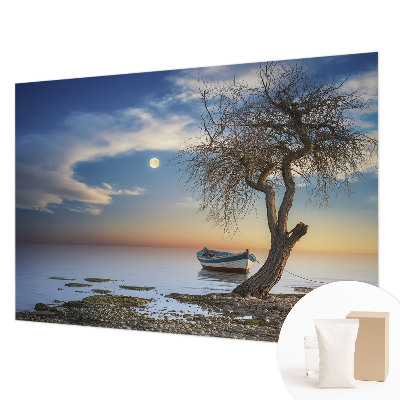 Vliestapete fürs Wohnzimmer Eine friedliche Landschaft